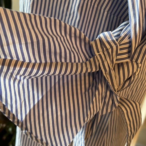 H&M blue/white striped top size 8 - Picture 8 of 12